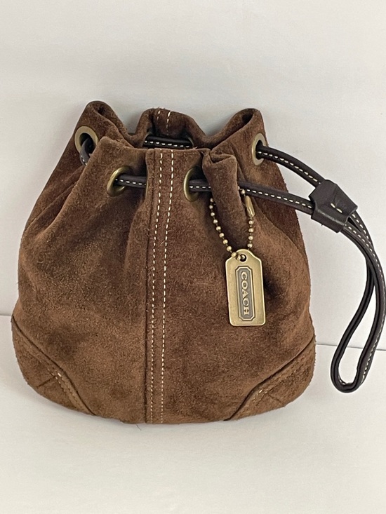 Coach Handbags - Coach Vintage Suede Soho Drawstring Pouch